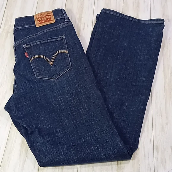 Levi's Classic Boot Mid-Rise Blue Jeans Size 6M - Picture 3 of 16